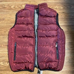 NWT! Maroon insulated waterproof vest!